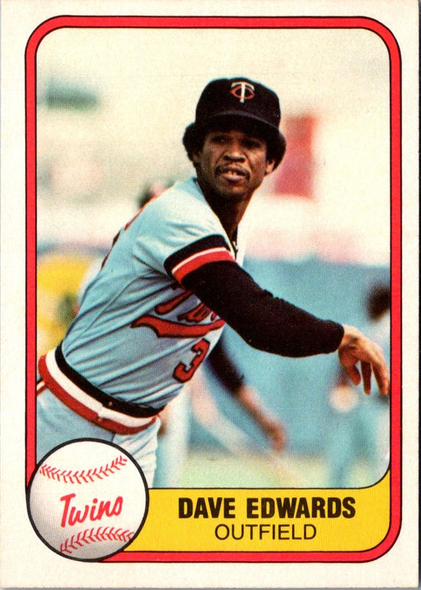 1981 Fleer Dave Edwards #568