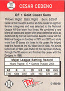 1989 T&M Senior League Cesar Cedeno