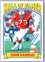 1991 Score John Hannah #672