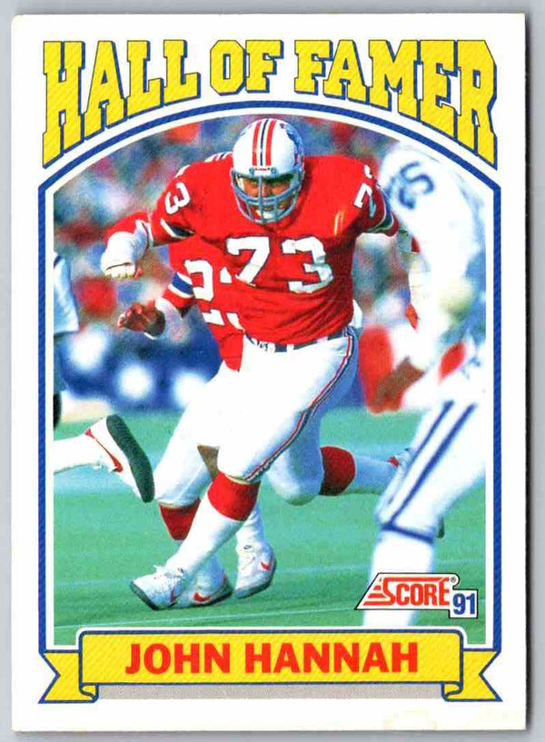 1991 Score John Hannah #672