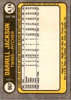 1981 Fleer Darrell Jackson #567