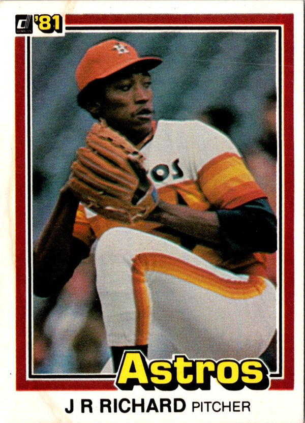 1981 Donruss J.R. Richard #140