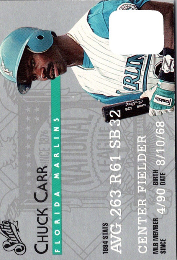 1995 Studio Chuck Carr #72