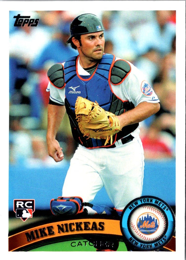 2011 Topps Mike Nickeas #523 Rookie