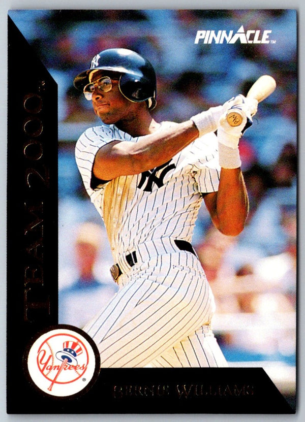 1992 Pinnacle Team 2000 Bernie Williams #24