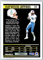 1991 Pinnacle Haywood Jeffires #111