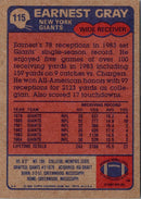 1985 Topps Earnest Gray