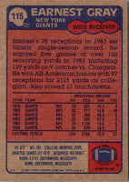 1985 Topps Earnest Gray #115
