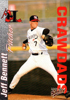 2000 Multi-Ad Hickory Crawdads Jeff Bennett #7