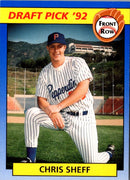 1992 Front Row Draft Picks Chris Sheff