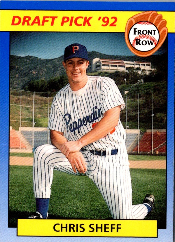 1992 Front Row Draft Picks Chris Sheff #59