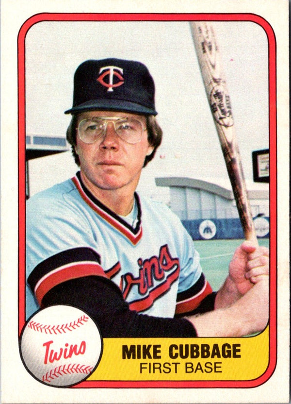 1981 Fleer Mike Cubbage #566