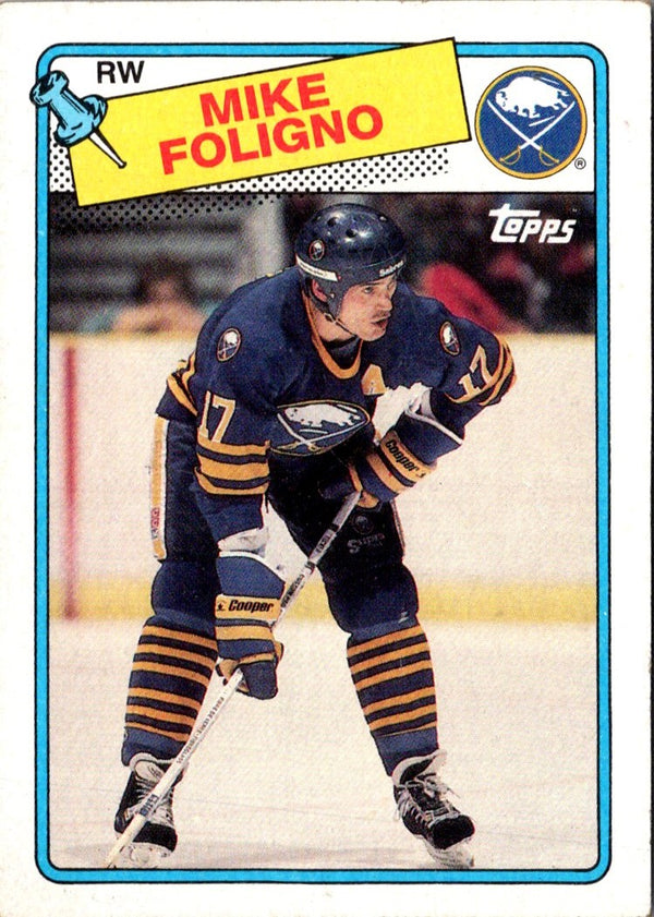 1988 Topps Mike Foligno #184