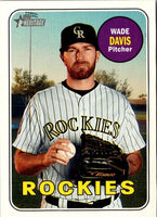 2018 Topps Heritage Wade Davis #689