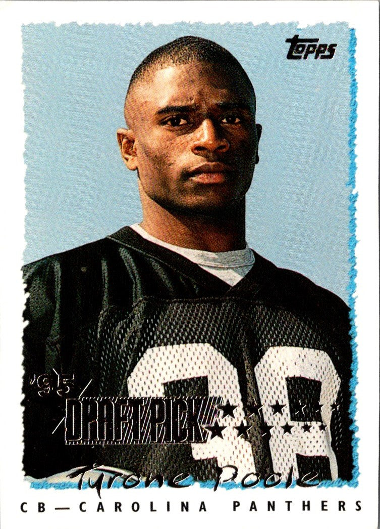 1995 Topps Factory Panthers Tyrone Poole