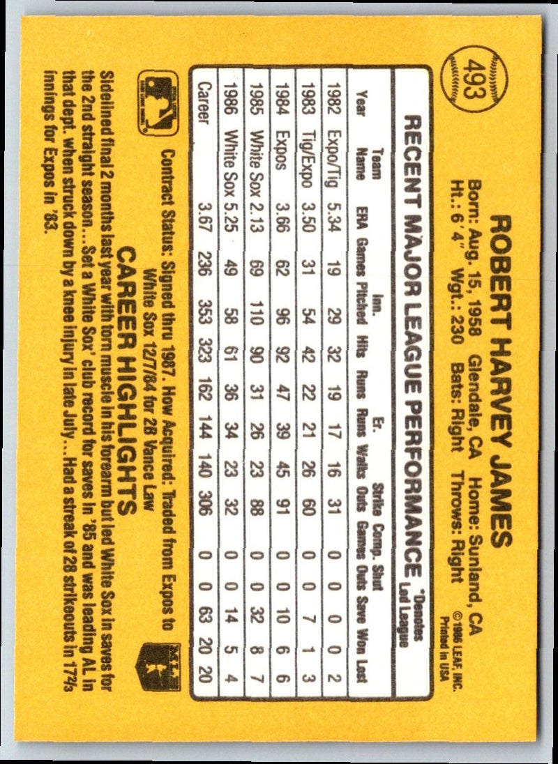 1986 Donruss Bob James