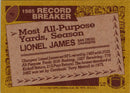 1986 Topps Lionel James