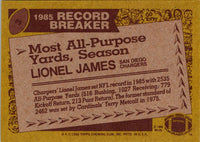1986 Topps Lionel James #3 EX-MT