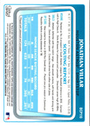 2011 Bowman Chrome Prospect Autographs Jonathan Villar