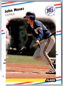 1988 Fleer John Moses
