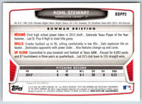 2013 Bowman Kohl Stewart #BDPP2
