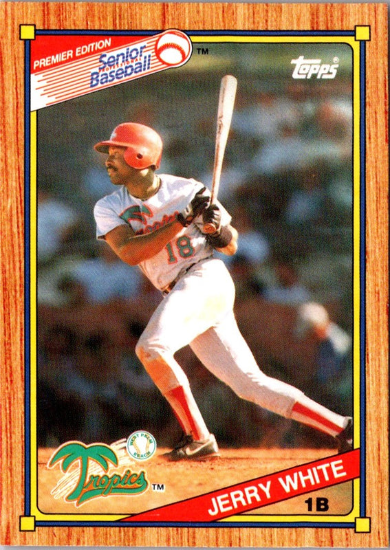 1989 Topps Senior League Jerry White #8