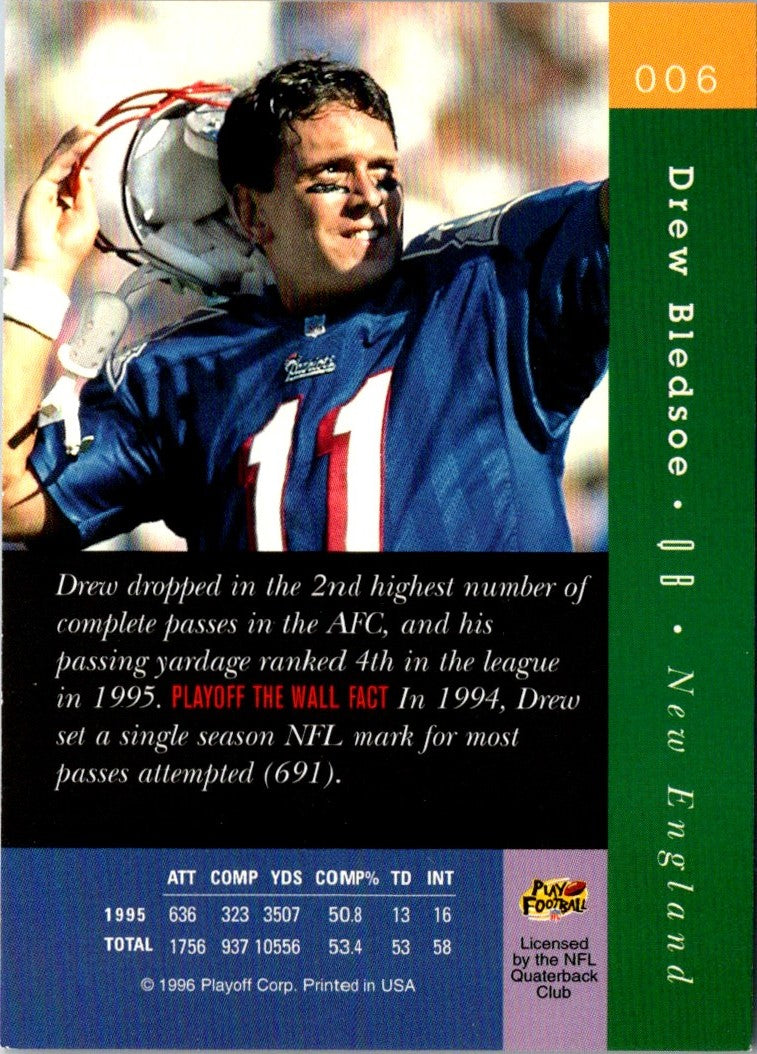 1996 Playoff Absolute Drew Bledsoe
