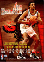 1996 SkyBox Z-Force Z-Cling Alan Henderson #2