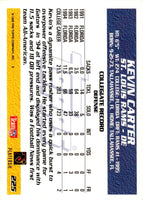 1995 Topps Kevin Carter #225 Rookie