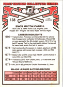 1981 Donruss Enos Cabell