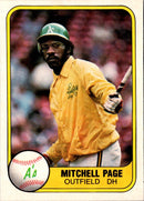 1981 Fleer Mitchell Page