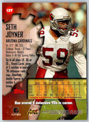 1997 Topps Stadium Club Football Seth Joyner
