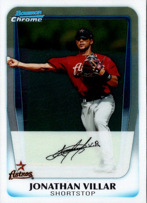 2011 Bowman Chrome Prospect Autographs Jonathan Villar #BCP110 Autograph