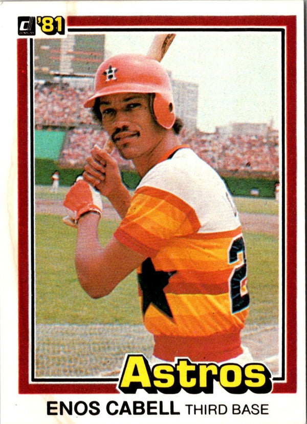 1981 Donruss Enos Cabell #138