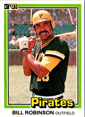 1981 Donruss Bill Robinson #137
