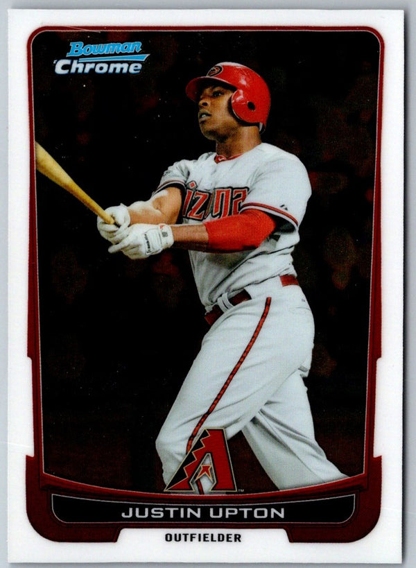 2012 Bowman Chrome Justin Upton #183