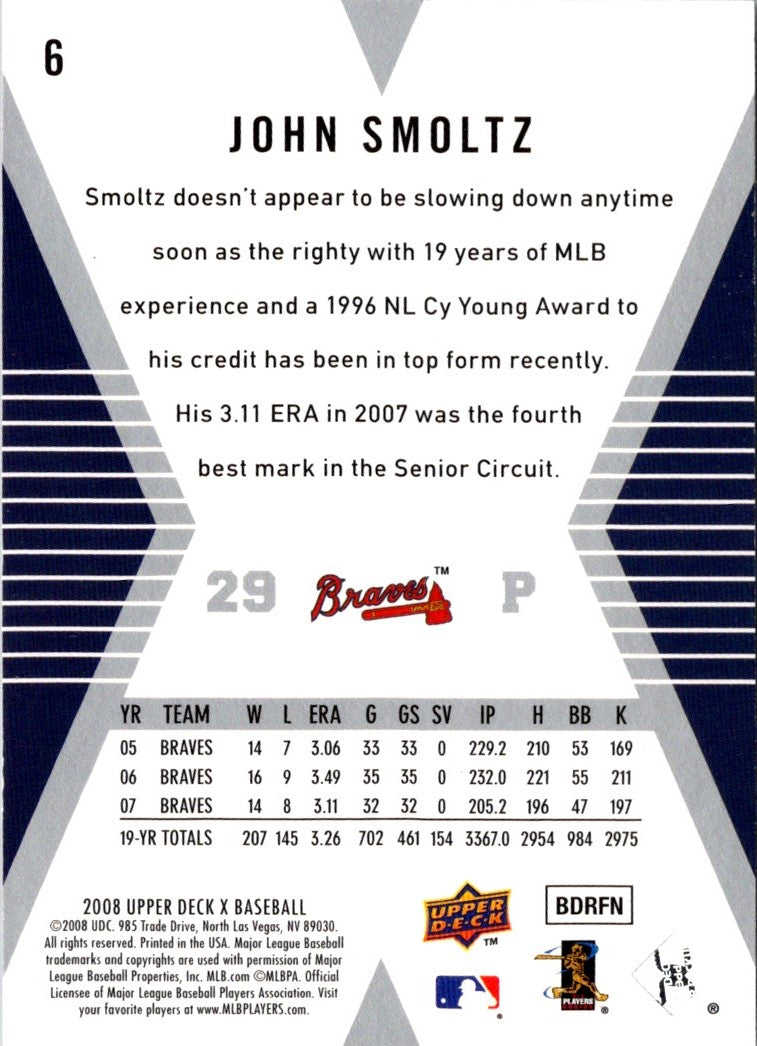 2008 Upper Deck John Smoltz