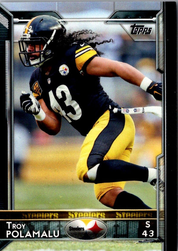 2015 Topps 60th Anniversary Factory Set Troy Polamalu #44