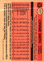1981 Topps Lonnie Smith #317