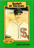 1987 Hygrade All-Time Greats Luke Appling