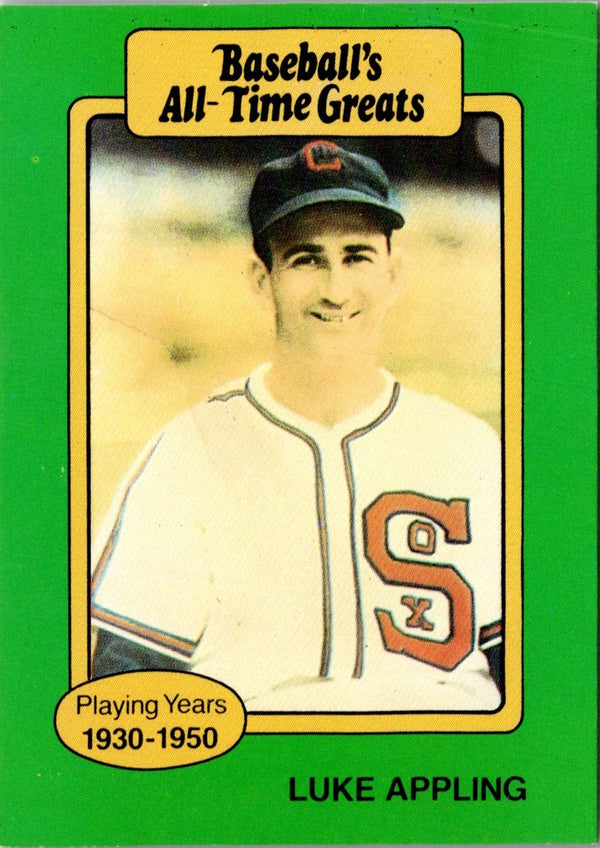 1987 Hygrade All-Time Greats Luke Appling #NNO