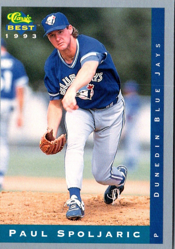 1993 Classic Best Paul Spoljaric #118