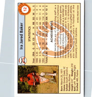 1992 Front Row Draft Picks Jared Baker #12