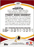 2010 Finest Clinton Portis #123