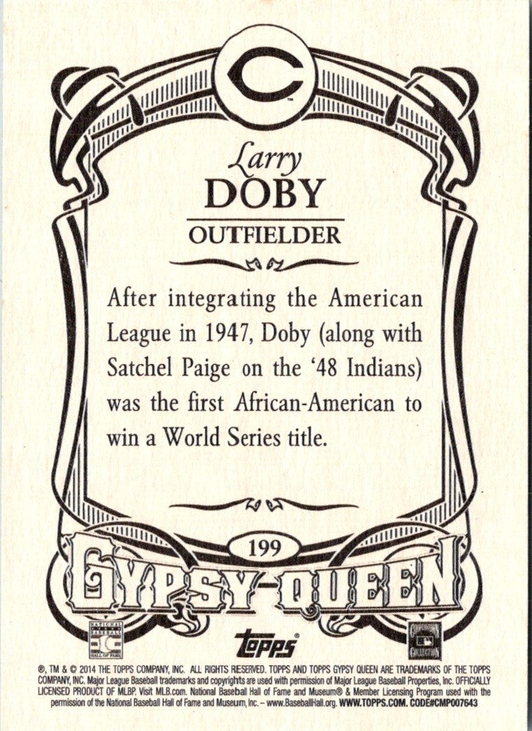 2014 Topps Gypsy Queen Larry Doby