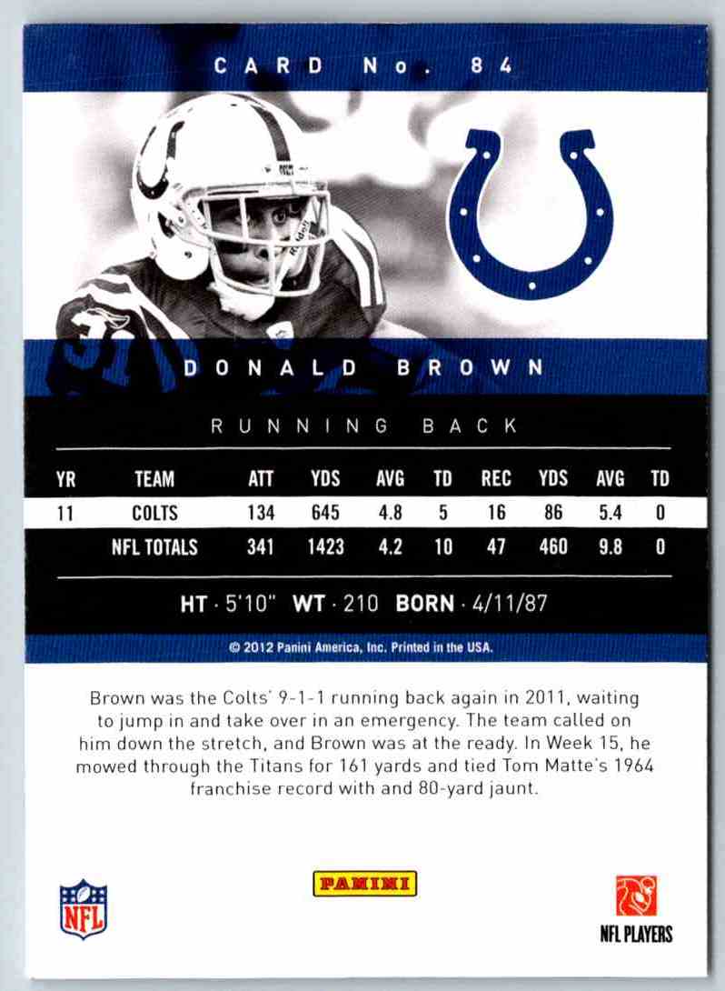 2014 Prestige Donald Brown