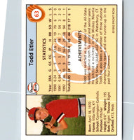 1992 Front Row Draft Picks Todd Etler #63