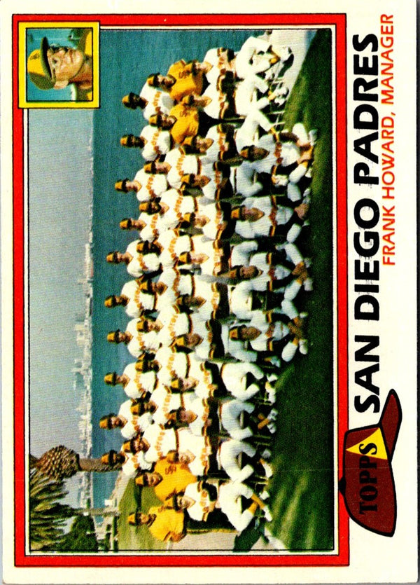 1981 Topps San Diego Padres - Frank Howard #685