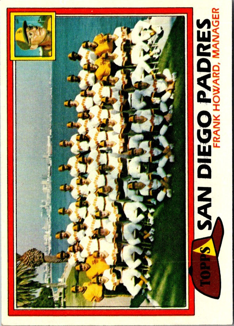 1981 Topps San Diego Padres - Frank Howard