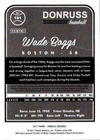 2017 Donruss Wade Boggs #191
